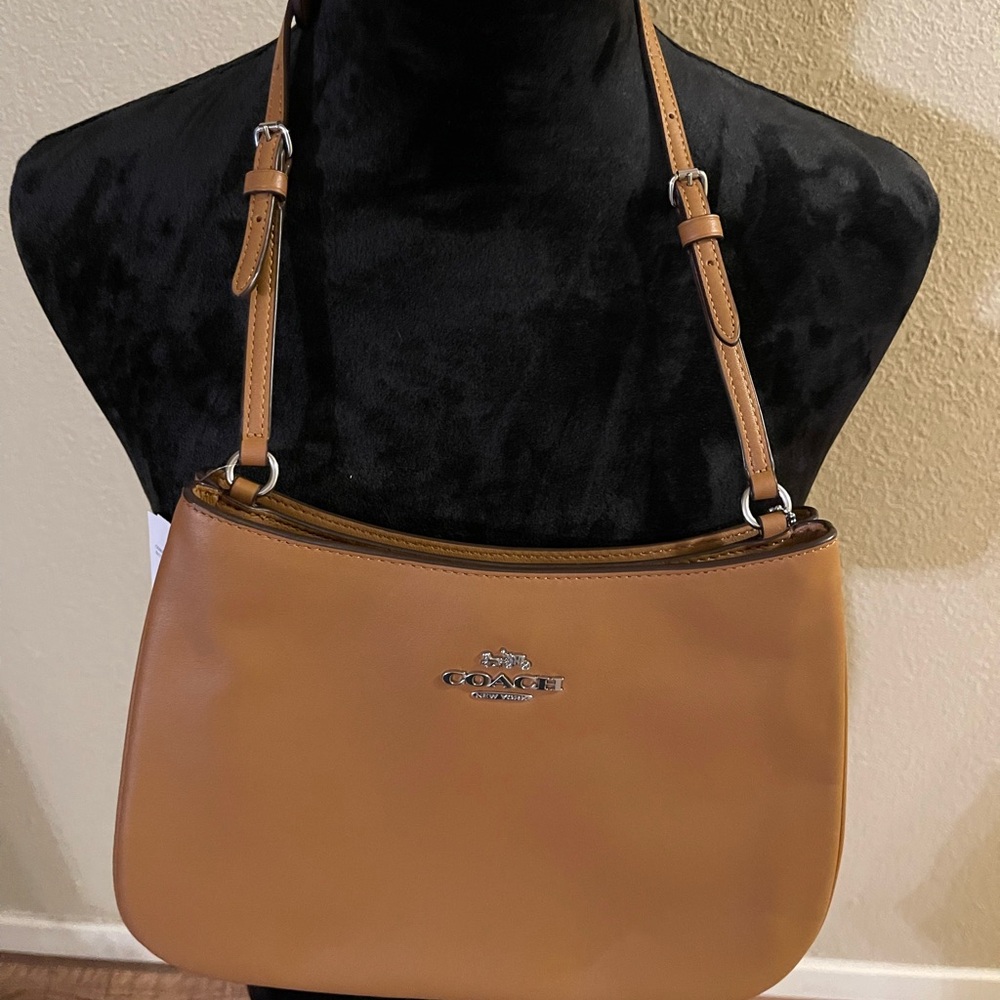 Coach Brown Leather Shoulder Bag (New with tags)